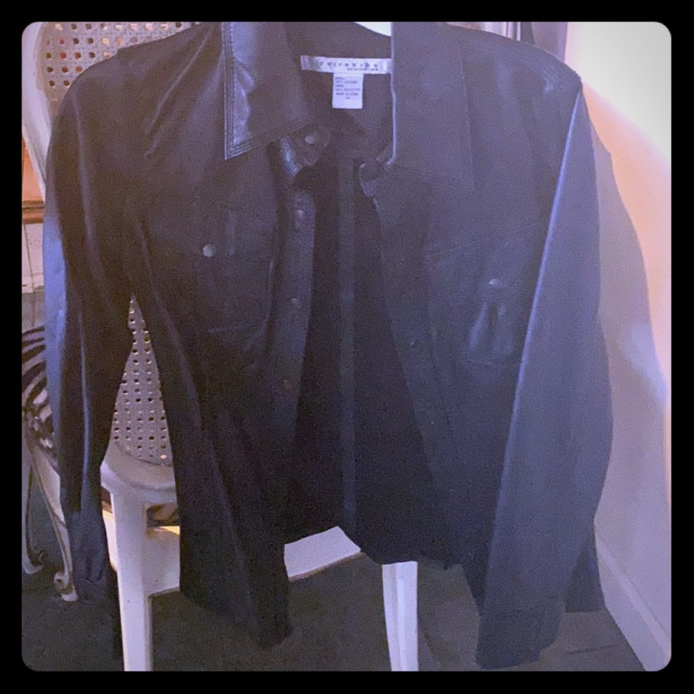 Leather shirt